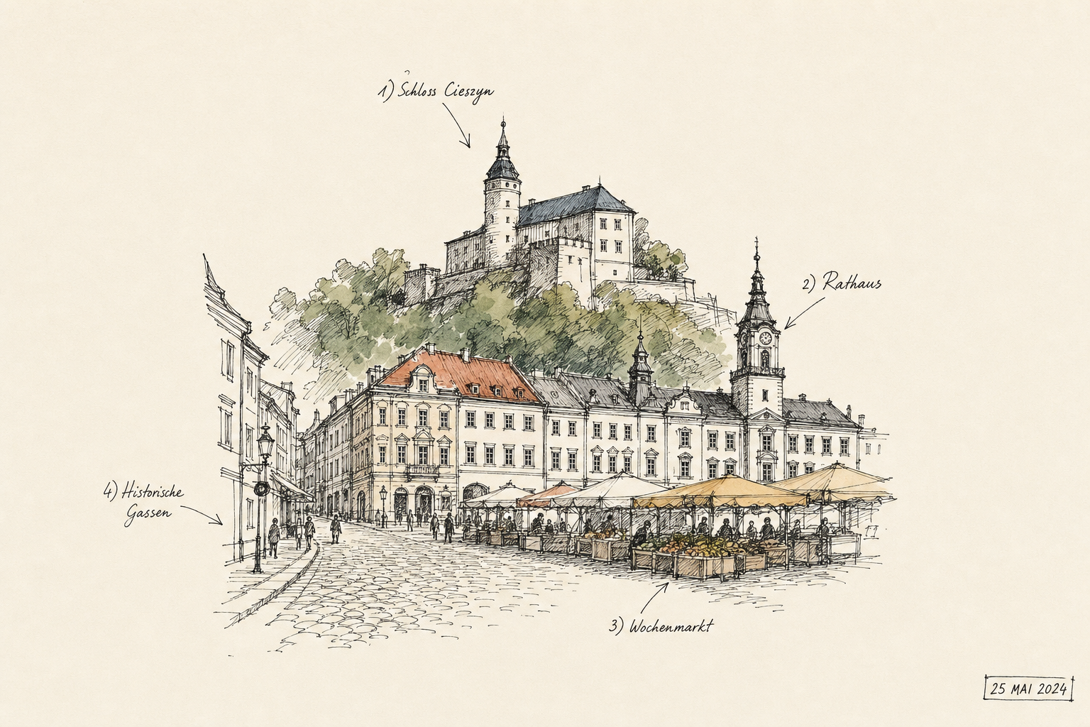 Cieszyn – Eine malerische Stadt